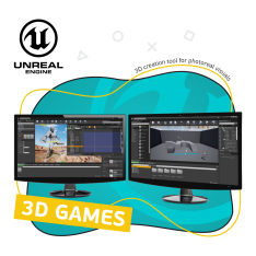 Unreal Engine 4. Игровой движок - КИБЕРшкола программирования для детей, компьютерные курсы для школьников, начинающих и подростков - KIBERone г. Можайск