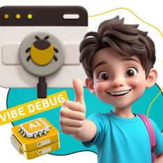 Тестирование & Vibe Debug. Охотники за багами - КИБЕРшкола программирования для детей, компьютерные курсы для школьников, начинающих и подростков - KIBERone г. Можайск
