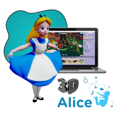 Alice 3d - КИБЕРшкола программирования для детей, компьютерные курсы для школьников, начинающих и подростков - KIBERone г. Можайск