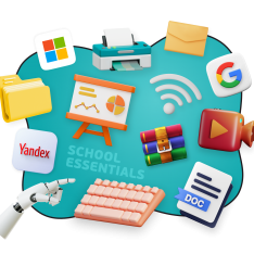 Цифровая база для школьника - КИБЕРшкола программирования для детей, компьютерные курсы для школьников, начинающих и подростков - KIBERone г. Можайск