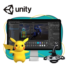 Мир игр на Unity 2D на популярном движке + AI-помощники - КИБЕРшкола программирования для детей, компьютерные курсы для школьников, начинающих и подростков - KIBERone г. Можайск