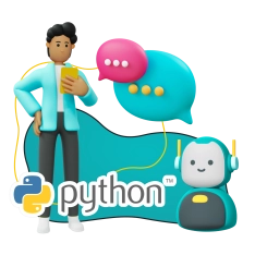 Умный чат-бот на Python на Telegram - КИБЕРшкола программирования для детей, компьютерные курсы для школьников, начинающих и подростков - KIBERone г. Можайск
