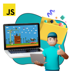 Программирование на JavaScript. Учимся создавать игры! - КИБЕРшкола программирования для детей, компьютерные курсы для школьников, начинающих и подростков - KIBERone г. Можайск